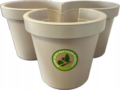 Koopman trippel utekruka bivax/krämvit 3 fack | Baby & barn - Dekoration - Burkar och krukor | GameStuff