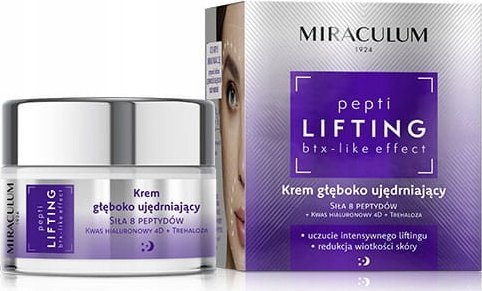 Miraculum Pepti Lifting Natcreme Dyb Fugtgivende 50 Ml