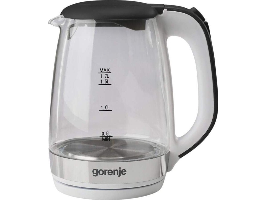Vedenkeitin 1.7l 2200W lasi valaistuksella Gorenje K17GXG