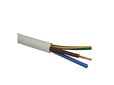 Coferro downlight kabel 3G1,5 - H05V2V2-F, 300/500 V, Hvid, 100 m - (100 meter) | EL Artiklar - Kablar och ledningar - Styrkablar | GameStuff
