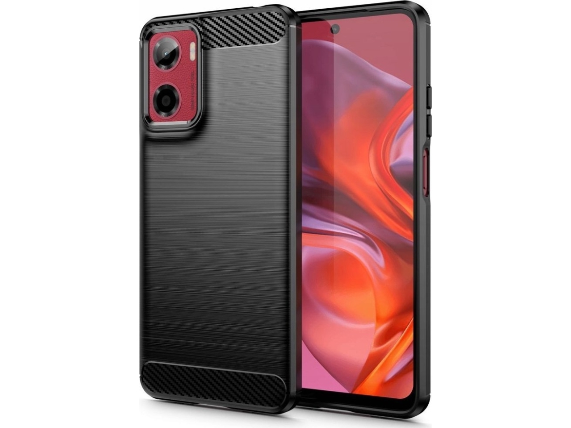Tech-Protect Tpucarbon Hülle Für Motorola Moto G05 / E15 - Schwarz