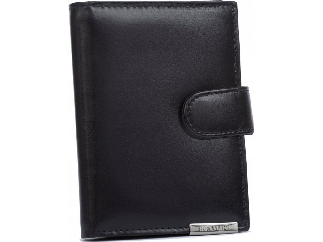 Ronaldo Large læderpung til mænd i lodret retning - Ronaldo NoSize