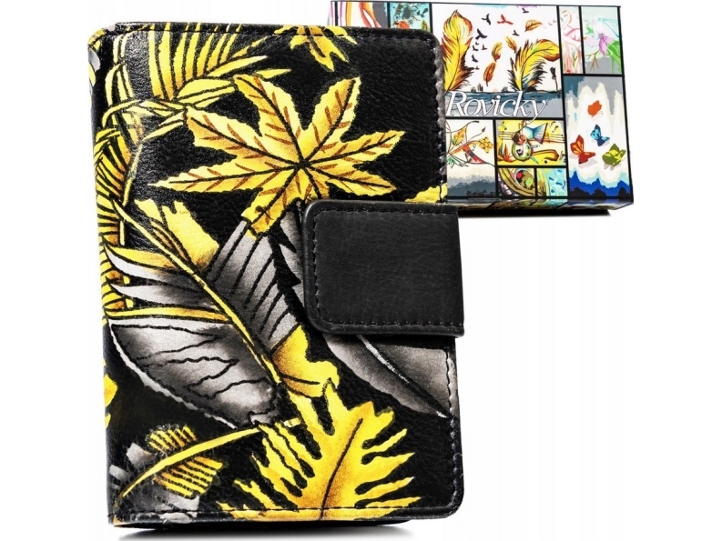 Rovicky stor lodret læderpung til kvinder - Rovicky NoSize