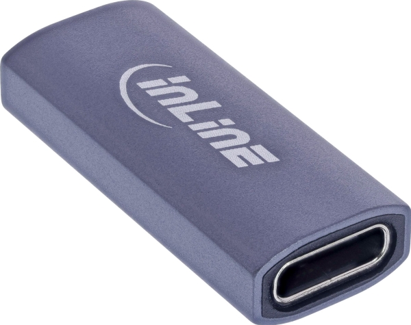 Inline Usb-Adapter Usb-C Til Usb-C Grå