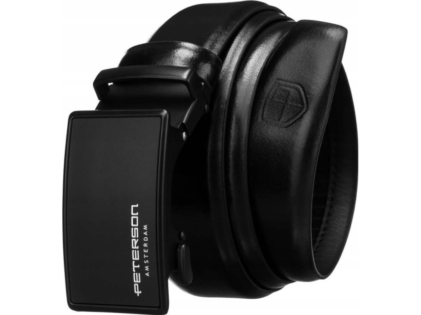 Peterson Elegant læderbælte til mænd med automatisk spænde - Peterson Bæltelængde 105