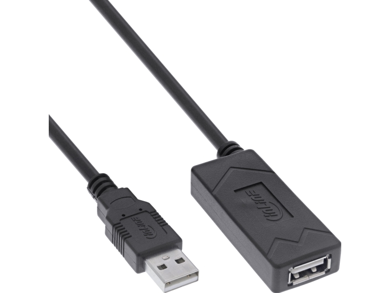 Inline Usb 2.0 Aktiv Forlængelse - Usb-A Han/Hun - 7,5 M (34616A)