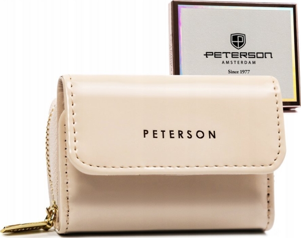 Peterson Elegant damplånbok i lackat ekologiskt läder - Peterson NoSize | Fickor och skydd | GameStuff