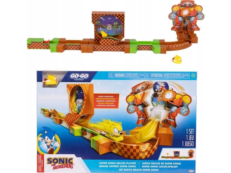Rinkinys Tor Go Go Racers Deluxe Sonic 3 The Hedgehog su mini pojazdem