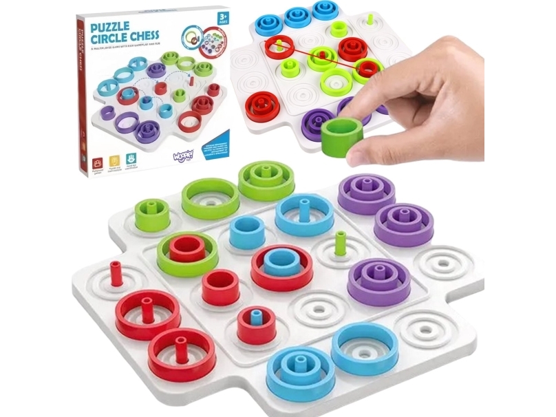 Woopie WOOPIE Strateginen aivoharjoittelu logiikkapeli Wheel and Cross 36 el.