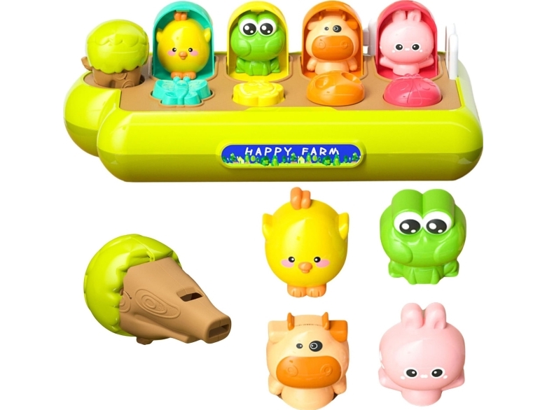 Woopie Baby Woopie BABY Woopie BABY Pædagogisk legetøj Hoppende dyr Sjov bondegård ISSHOOTING