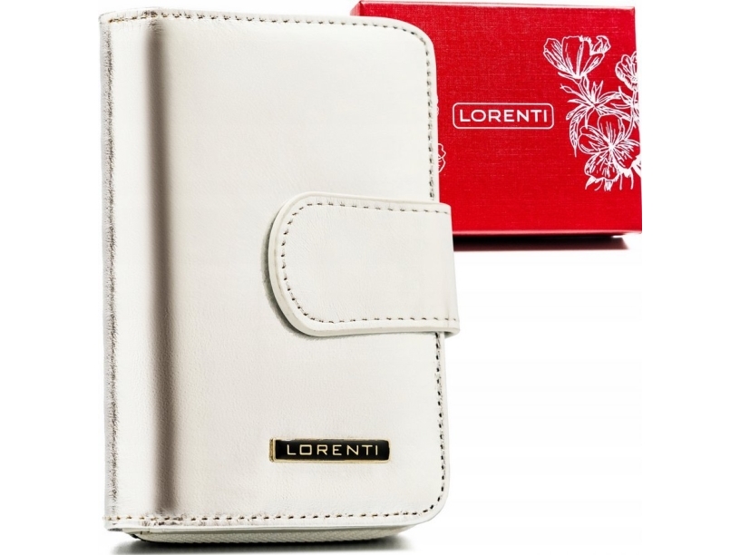 Lorenti Naisten nahkainen lompakko napsautettavalla ja vetoketjulla - Lorenti NoSize