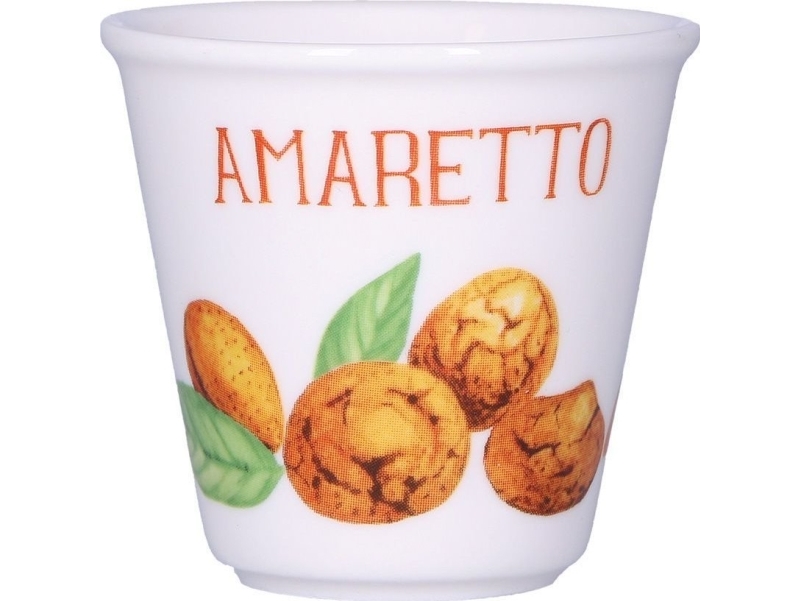 La Porcellana Bianca 6 Amaretto-Glas 75 Ml