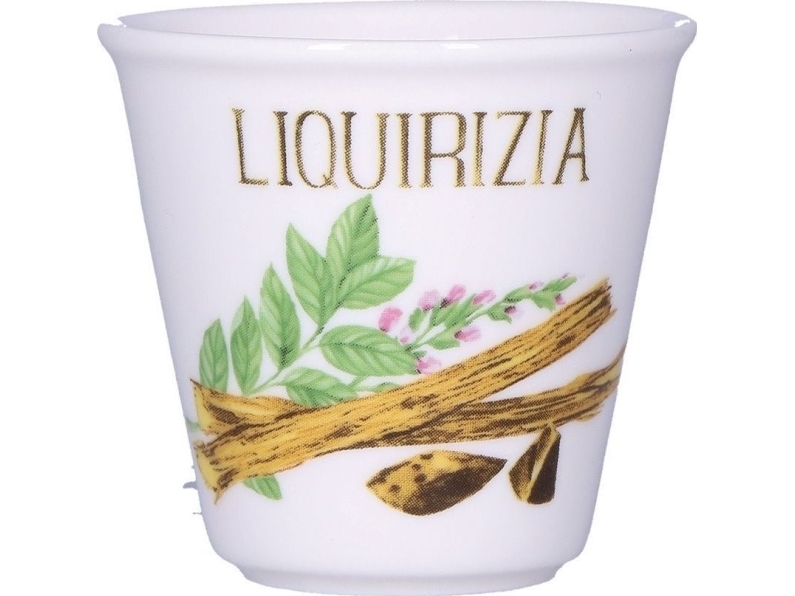 La Porcellana Bianca 6 Liquirizia-Likørglas 75 Ml