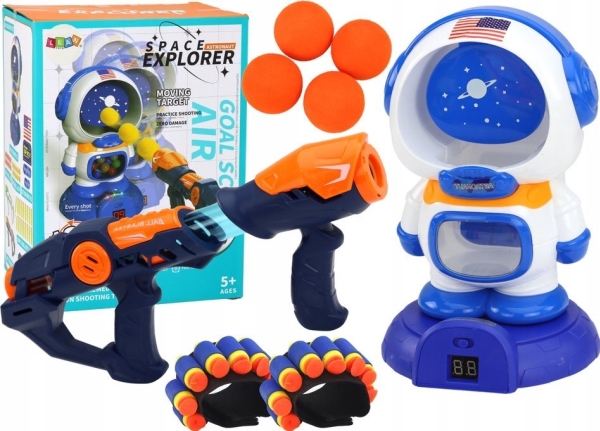 Lean Toys Žaidimas vaikams „Astronautas: Šaudymo Iššūkis“, 25x17x17 cm