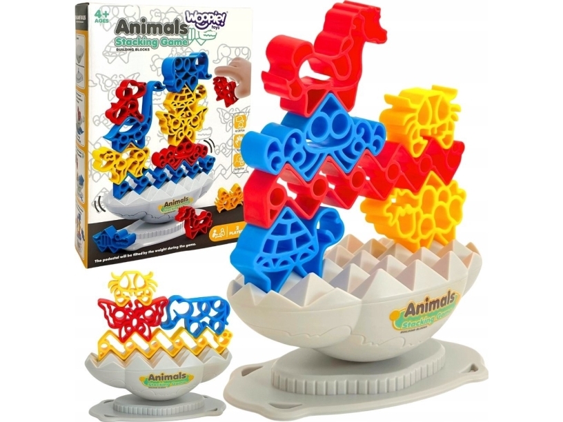Woopie WOOPIE Balancing Animals Animal Tower Arcade Game