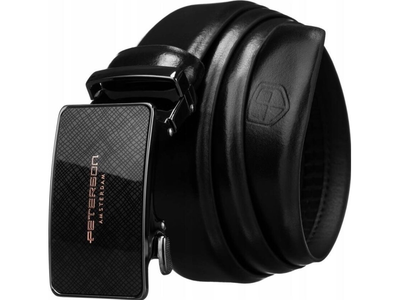 Peterson læderbælte til mænd med automatisk spænde - Peterson bæltelængde 105