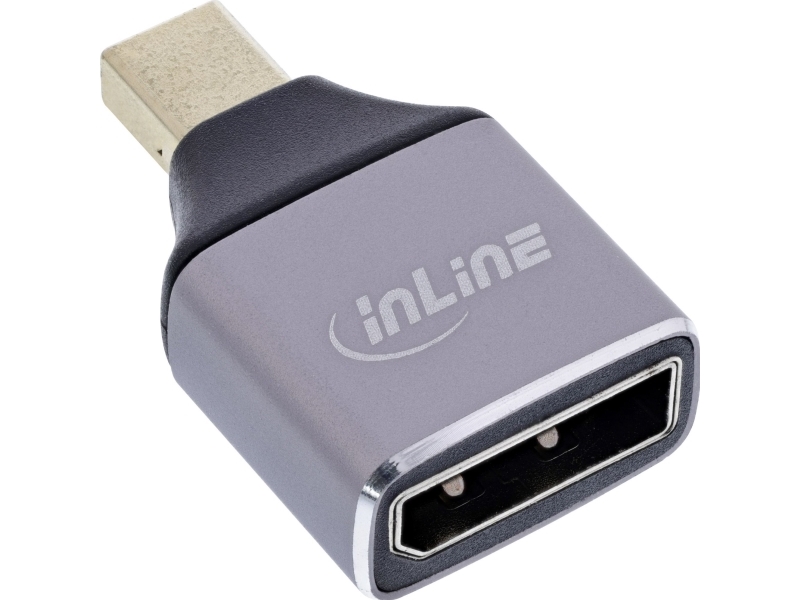 Adapter Av Delock Inline Displayport 1.4 Adapter, Displayport Gniazdo / Mini Displayport Wtyczka