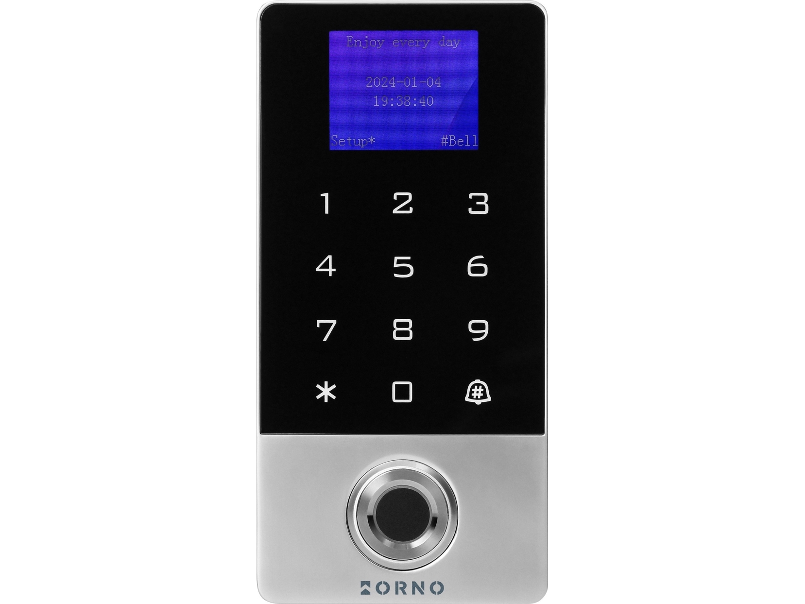 Orno Smart-Kombinationsschloss Mit Rfid-Näherungskarte, Schlüsselanhänger & Fingerabdruckleser, Wi-Fi, Ip68, 1×3A Relais, Tuya