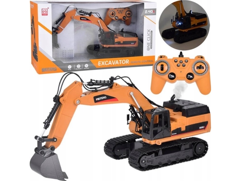 Jokomisiada Solid gravemaskine på skinner effekt Røg lyd LED lys + fjernbetjening RC0698