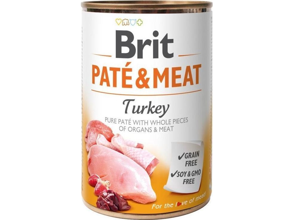 Brit puszka PATE&MEAT TURKEY /6 800g | Sällskapsdjur - Hund - Hundmat | GameStuff