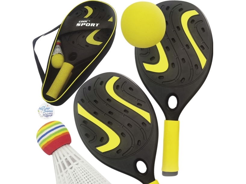 Woopie WOOPIE-raket med skumkugle og vingehjul - Strand og have