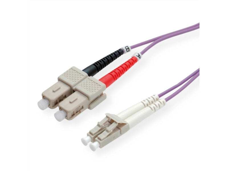Roline Roline Lwl- Cable 50/125Μm Om4, Lc/Sc, Violet 1M (21.15.8761)