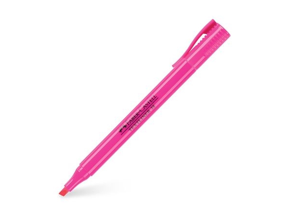 Faber-Castell Highlighter Textliner 38 Pink, 1 Stück(E), Pink, Konische Spitze, Pink, Pink, Polypropylen (Pp)