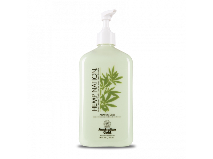 Australian Gold Hemp Nation Agave And Lime, Ansikte och kropp, 535 ml, Lotion, Fuktgivande, Lugnande, Alla hudtyper, Kvinna | Hudvård - Solprodukter - Efter solen - Aftersun Lotion | GameStuff