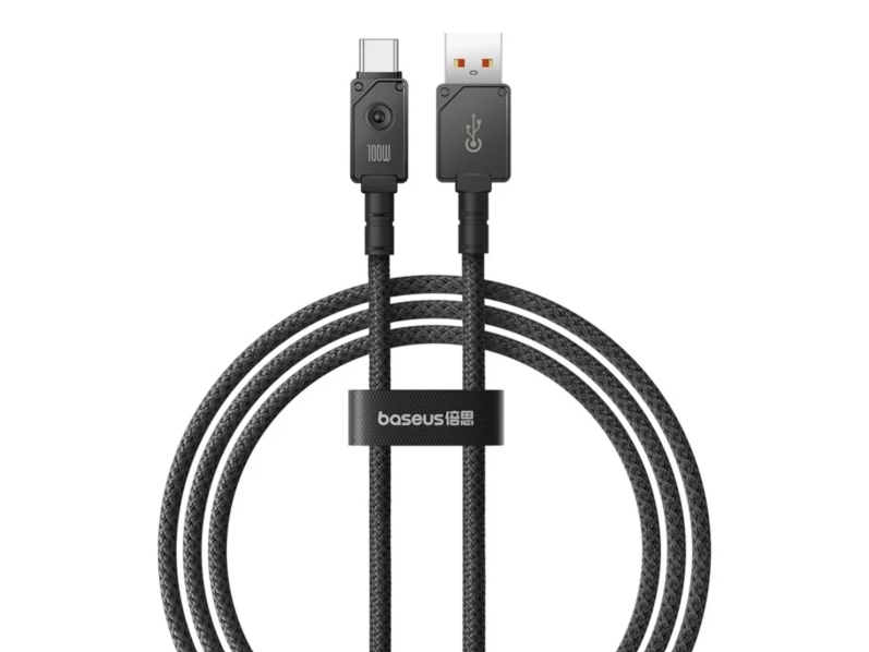 Baseus Unbreakable, 1 M, Usb A, Usb C, 0,48 Gbit/S, Schwarz
