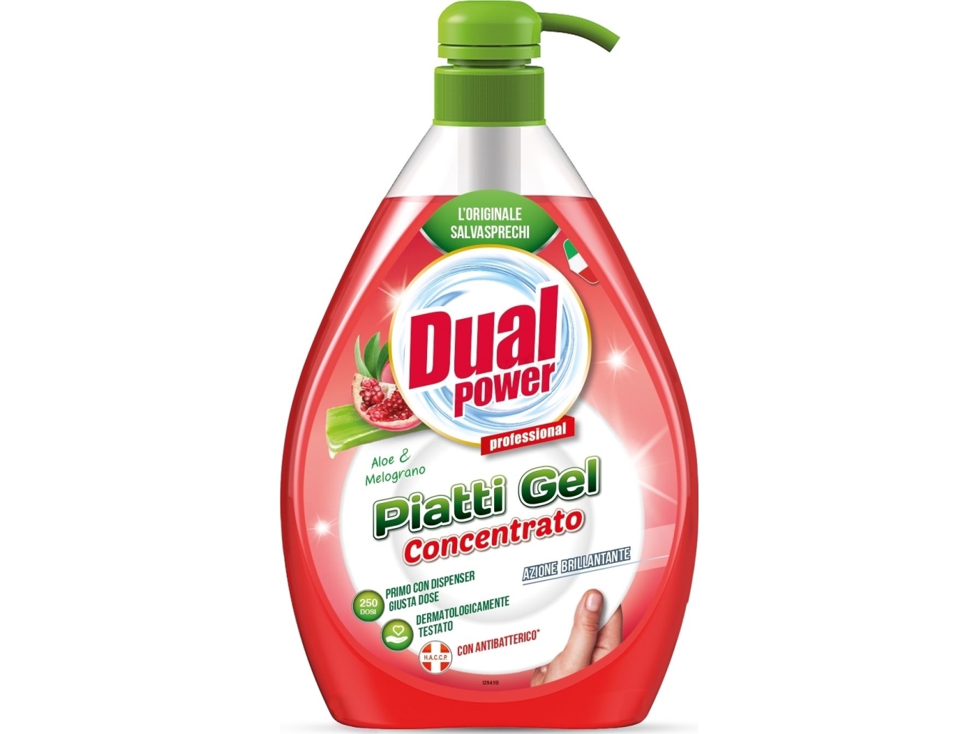 Dual Power Dual Power Antybakteryjny Koncentrat Do Mycia Naczyń O Zapachu Granatu 1L