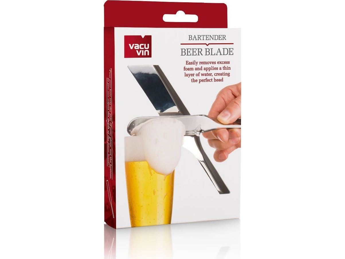 Bartender Beer Blade Vacuvin - 20x2,4x2,1cm - Rostfritt stål - Silver | Köksutrustning - Köksredskap - flaskeåpner | GameStuff