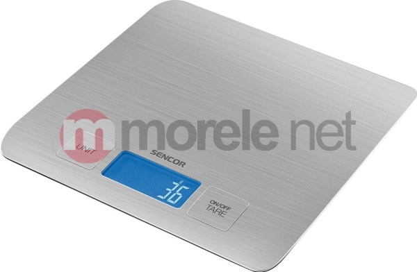 Sencor Sks 5400, Elektronisk Køkkenvægt, 5 Kg, 1 G, Sølv, 4-Sensor, Lcd
