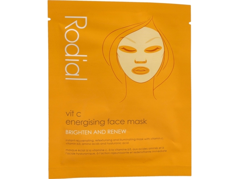 Rodial, Vit C, Energising, Sheet Mask, For Face, 20 G For Women