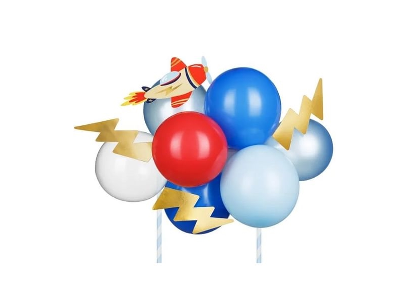 Flugzeug-Ballon-Kuchenaufsatz