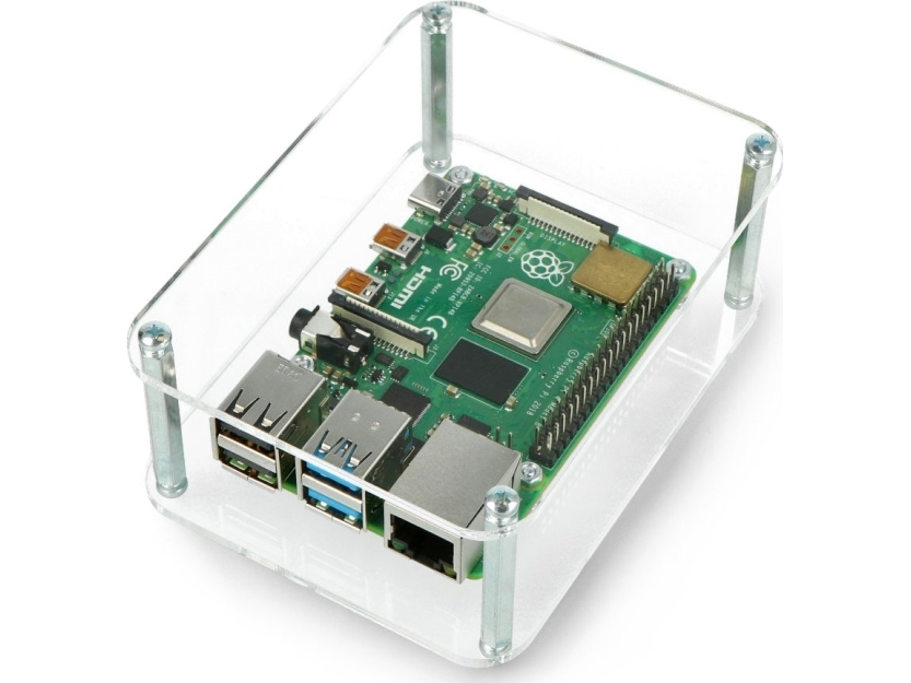 Gravlaser Oem Raspberry Pi Dėžutė - Permatoma Atvira