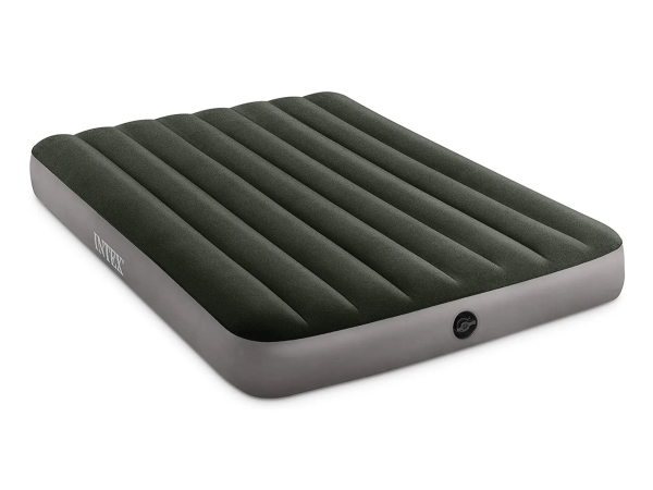 Intex Prestige Downy Luftmadras med Batteripumpe 137x191x25 cm