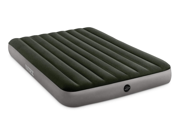 Intex Prestige Downy luftmadrass med batteripump 152x203x25 cm | Utomhus - Camping - Luftmadrass | GameStuff