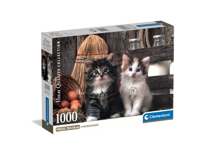 Clementoni Hochwertige Kollektion 39943, 1000 Stk, Dyr, 18 År