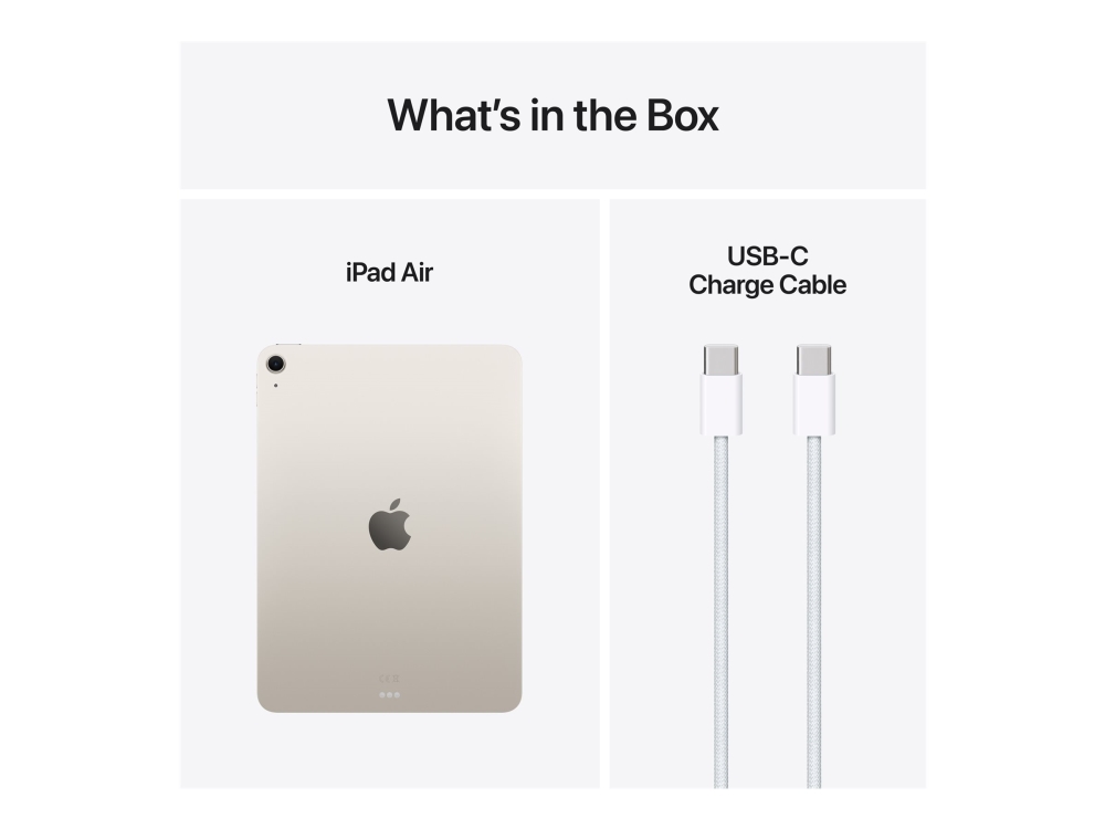 Apple 11-inch iPad Air M3 Wi-Fi - Tablet - 1 TB - 11 IPS (2360 x 1640) - stjernelys