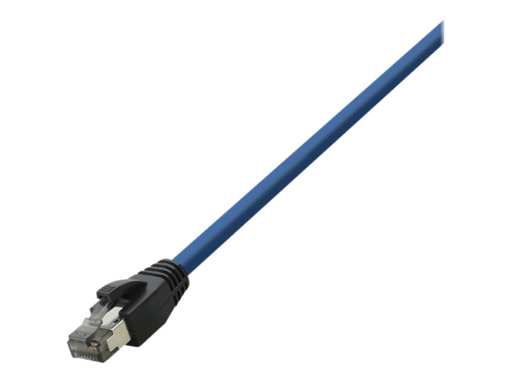 Logilink - Patchkabel - Rj-45 (Han) Til Rj-45 (Han) - 1.5 M - Sftp, Pimf - Cat 8.1 - Halogenfri, Formet, Rund, Knastfri - Blå