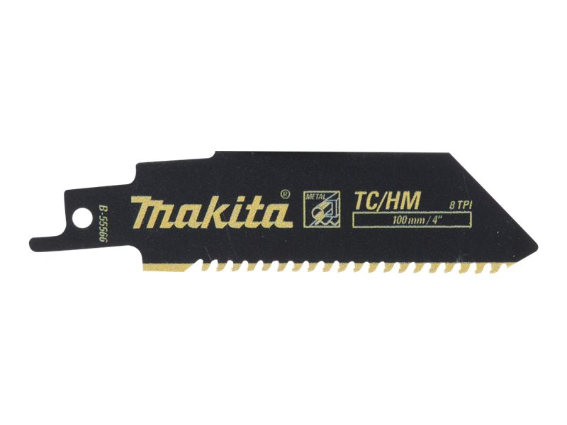 Makita - Blad till tigersåg - för trä, metall, rostfritt stål, gjutjärn, kompositmaterial - längd: 100 mm - för Makita DJR186Z, DJR187Z, DJR188Z, JR3051TK, JR3061T, JR3070CT | Elverktyg - Prof. Elverktyg 230V - Tigersågar | GameStuff