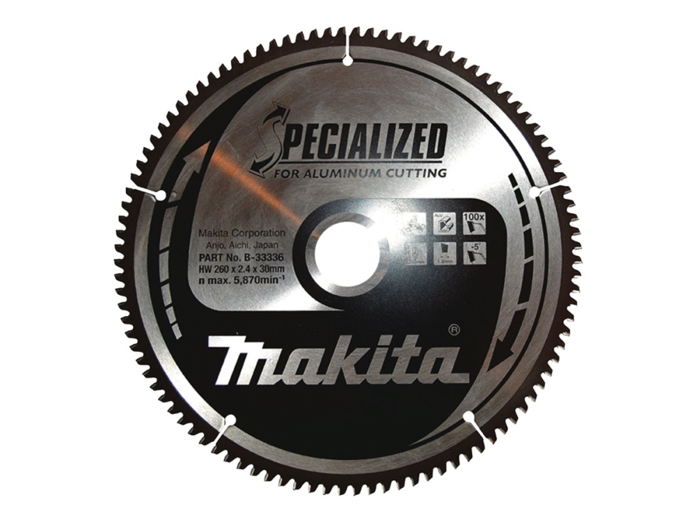 Makita Tarlet Piła 260X30x100z Specjalized Aluminium