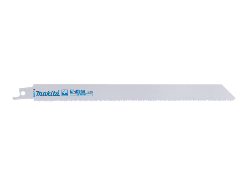 Makita B-31859 Lineare Sägeblätter 225X0,9Mm Bim (5St.) Für Metall, Holz, Holz Mit Nägeln, S1122hf