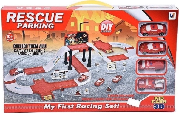 Fire Department Parking + 4 Vehicles