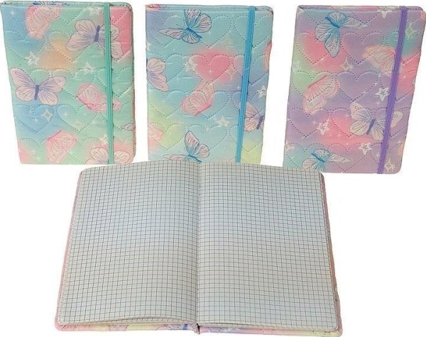 Notes With Eraser Butterflies Mix