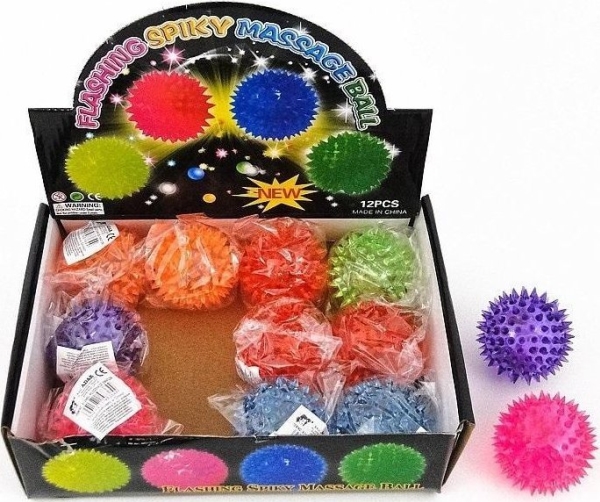 Ball With Light 6,5Cm (12Pcs)