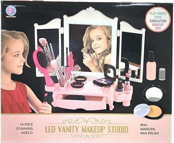 Adar Työpöytä pukeutumispöytä varusteineen 14 kpl