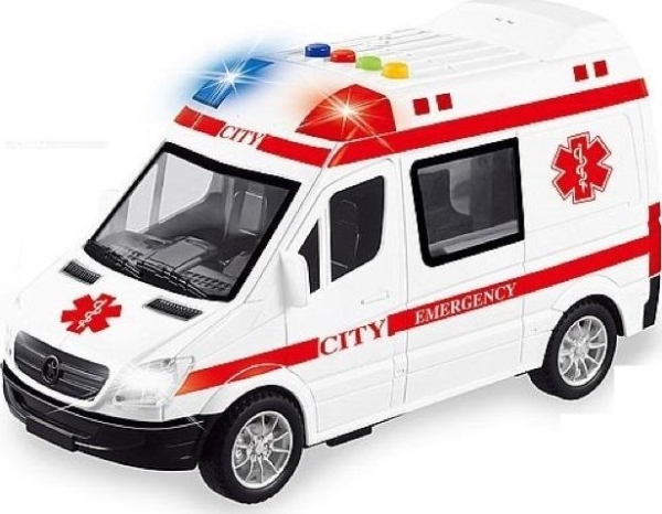 Ambulance With Opening Doors Light, Sound