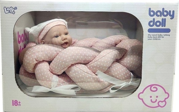 Baby Mit Decke Und Flasche 25Cm