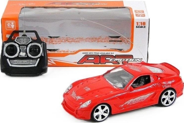 Urheiluauto R/C 4 toimintoja 1:18